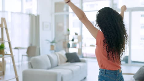 Dance,-music-and-black-woman-with-headphones