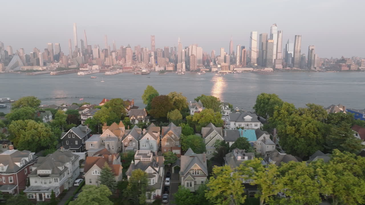 뉴욕 시의 공중 촬영