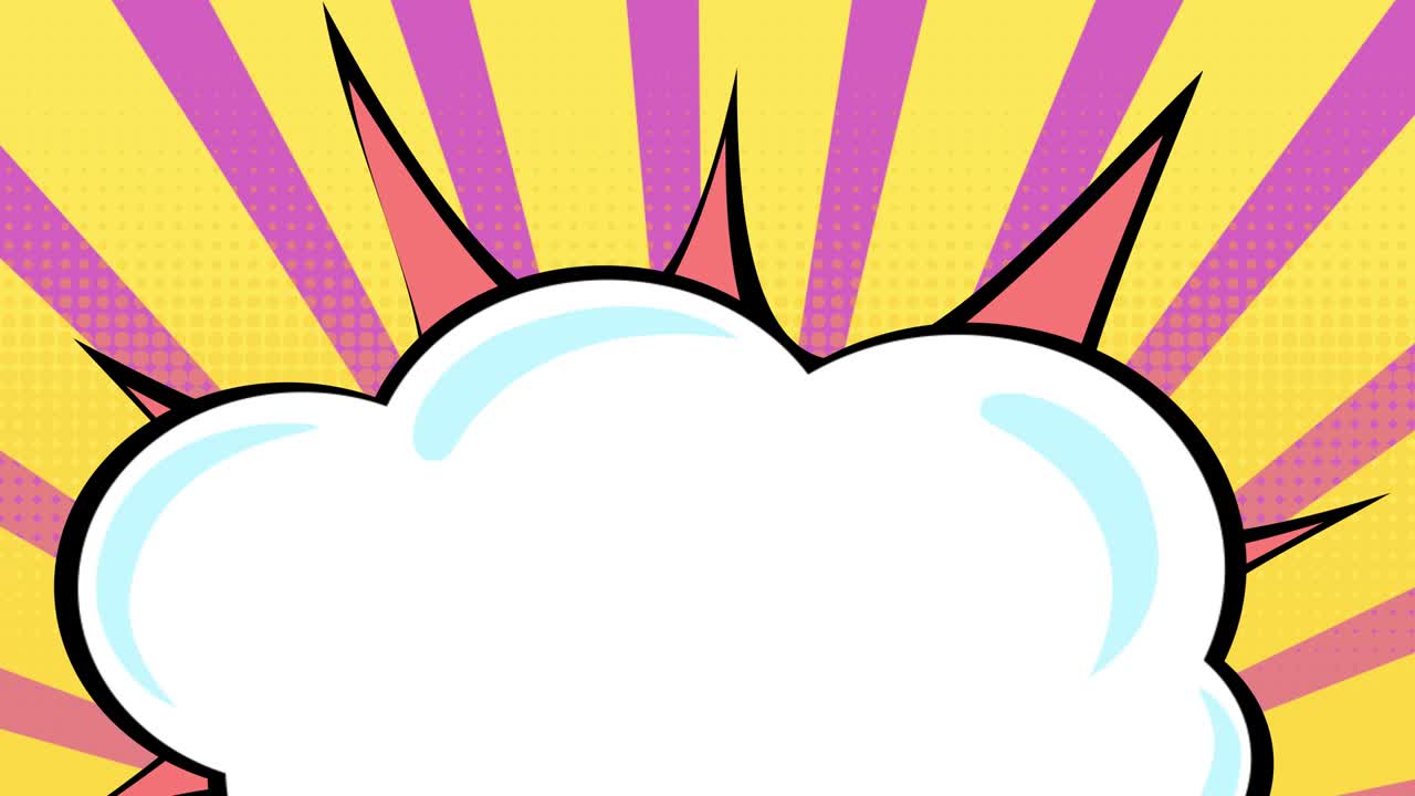 el fondo de arte pop con el globo.