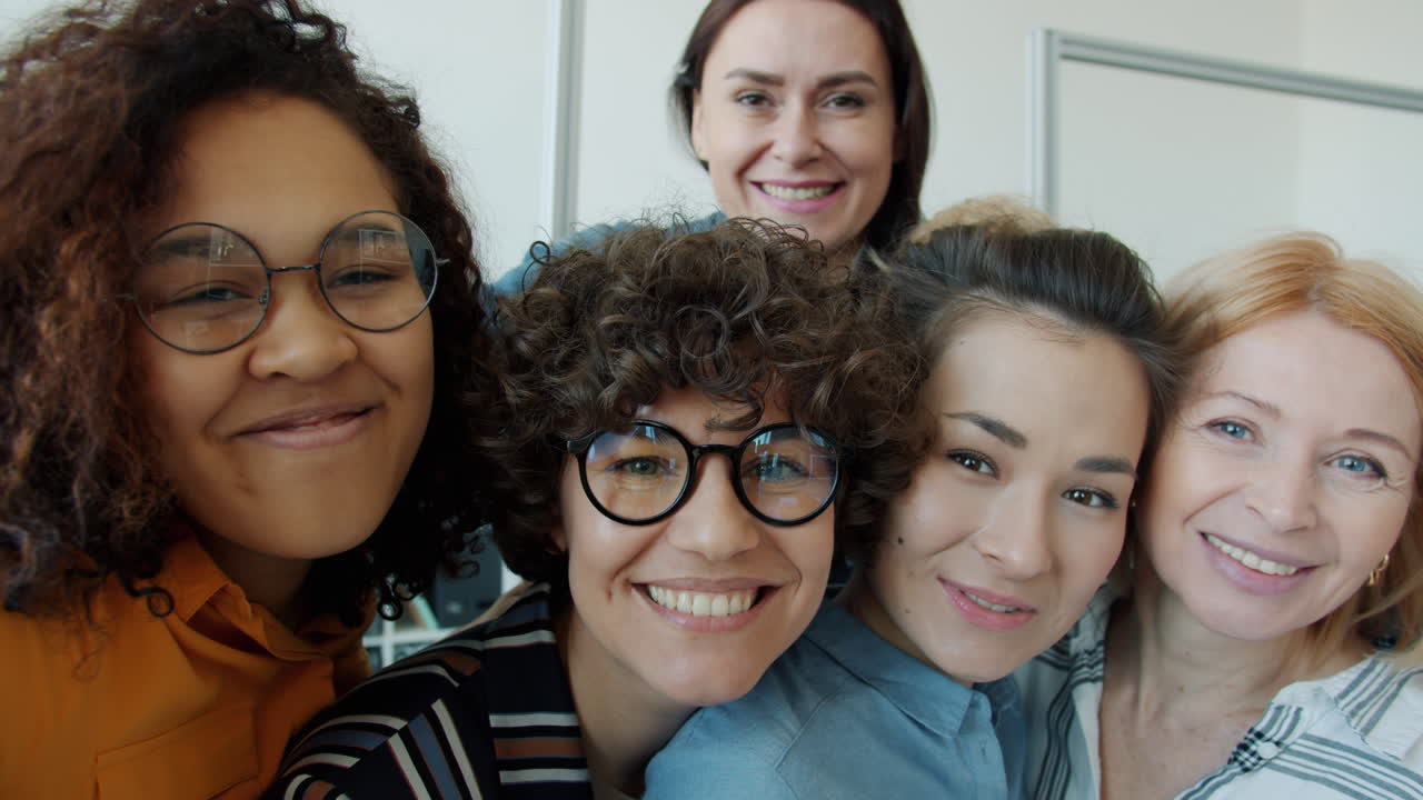 Happy Women Team Selfie