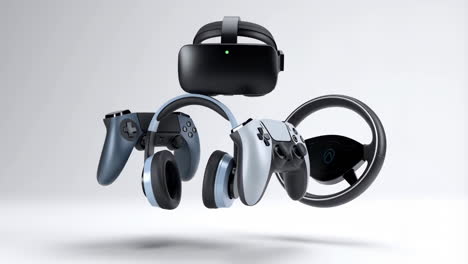 collection of gaming accessories