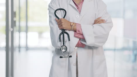 Doctor,-woman-and-arms-crossed