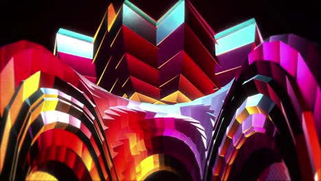 Abstrakte-VJ-Loop-Animation,-Dynamische-Visuals-In-4K