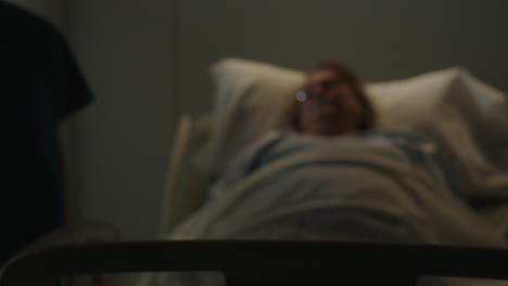 hospital room scene