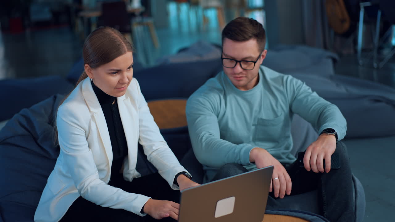 Business Meeting in a Co-Working Space
