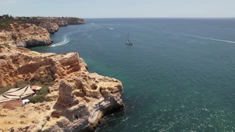 mediterranean coast in carvoeiro algarve