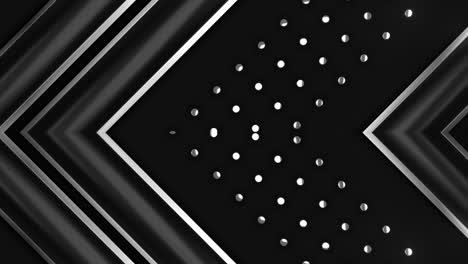 abstract geometric black and silver design