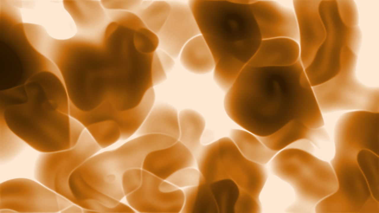 Bucle Continuo de Movimiento Fluido Orgánico Marrón Abstracto