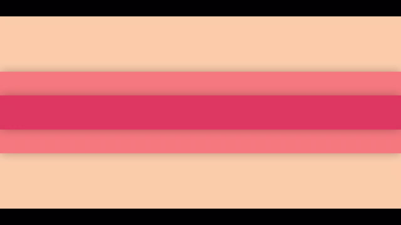 Abstract Motion Graphic With Expanding Pink and Peach Rectangles