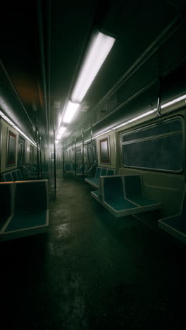 empty subway car