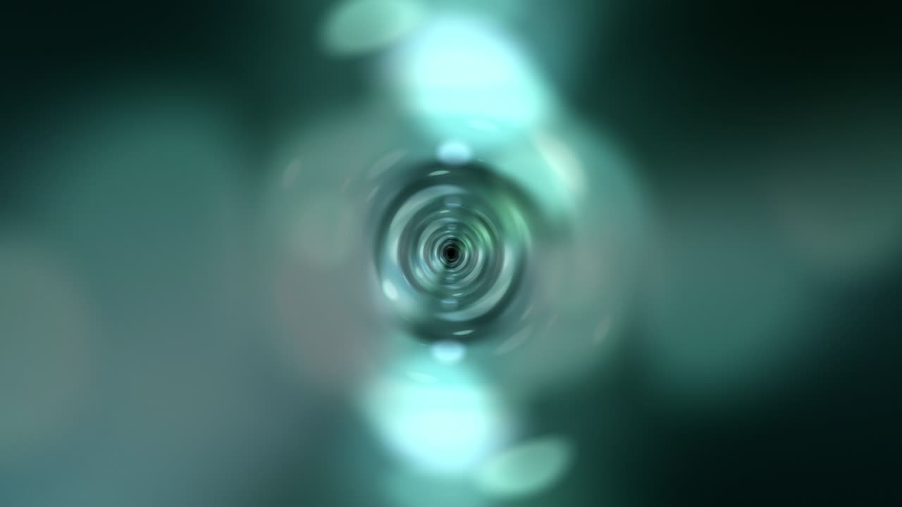 luz mágica abstracta verde azul bokeh líneas voladoras movimiento e iluminado azul efecto de luz de matriz digital futurista en el túnel fondo de neón futurista, líneas brillantes ultravioletas, rayos láser, velocidad