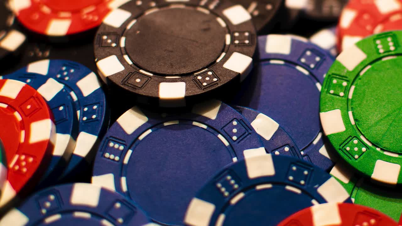 Chip sul tavolo come sfondo