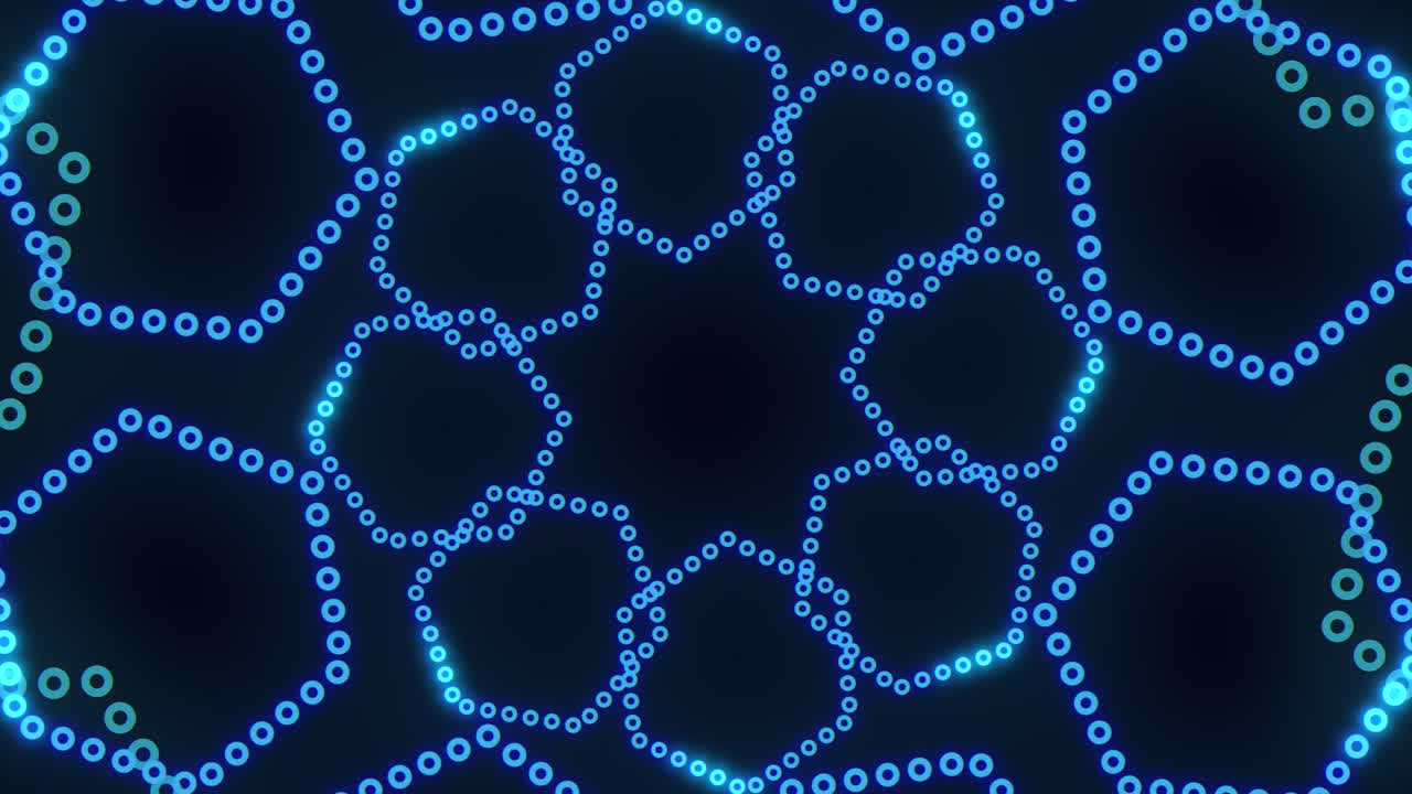 Symmetrical geometric design of circles and lines