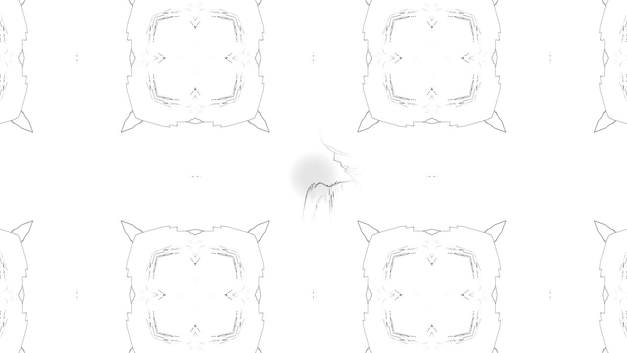 움직이는 칼레이도스코프: 4k 모션 그래픽