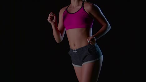 woman running