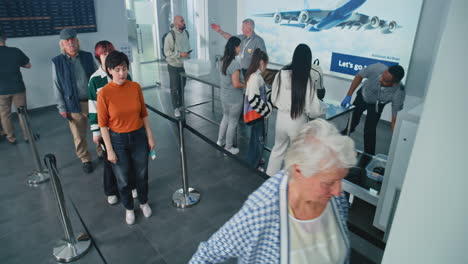 control de seguridad del aeropuerto