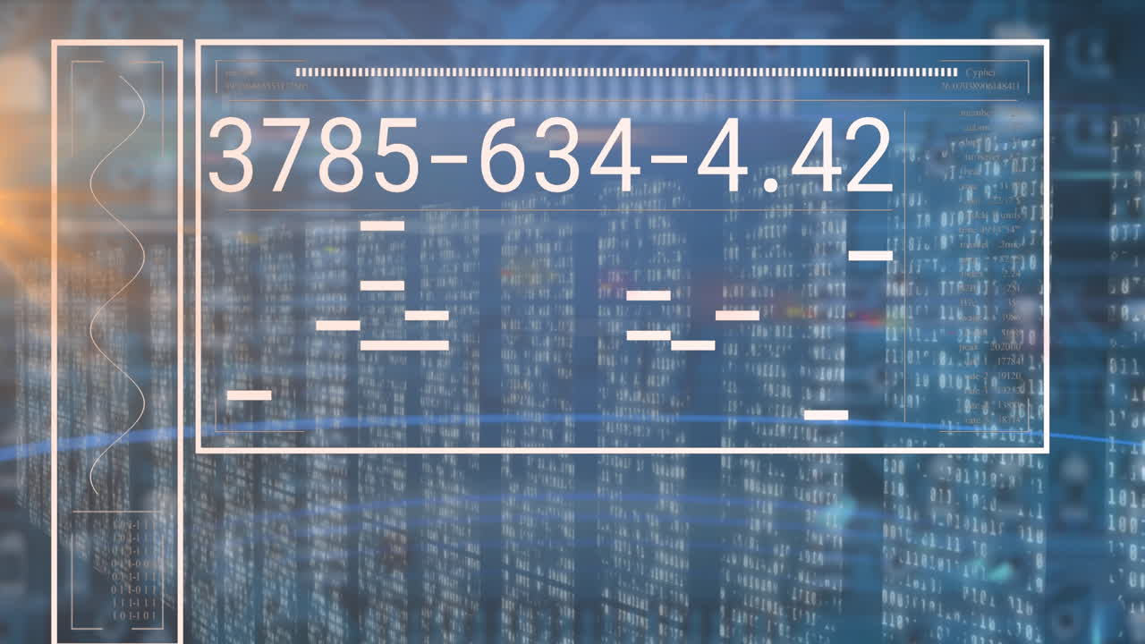 This video shows a globe with a network of connections, followed by a blue circuit board