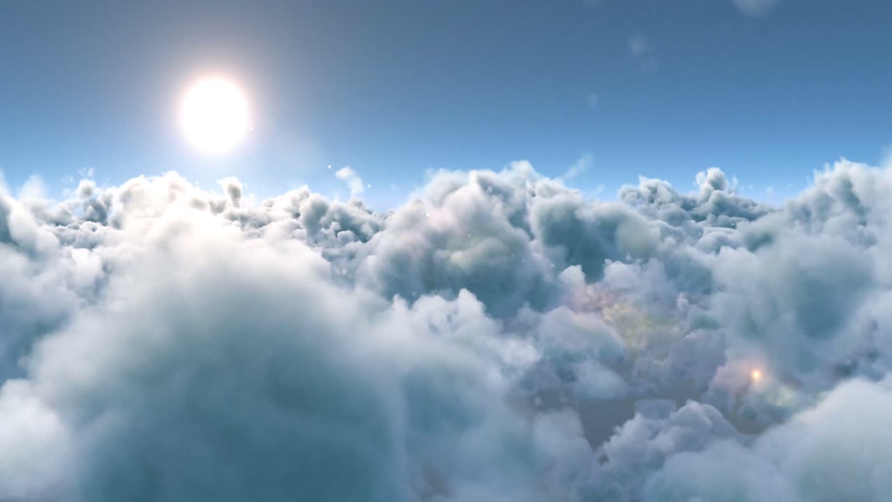 ⁇   ⁇ 은 구름과 밝은 태양