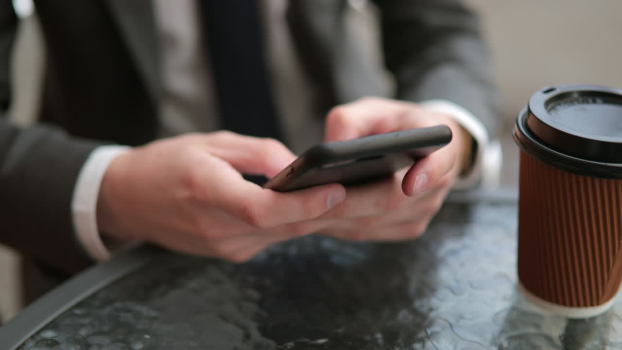 스마트 폰에서 클로즈업 타이핑