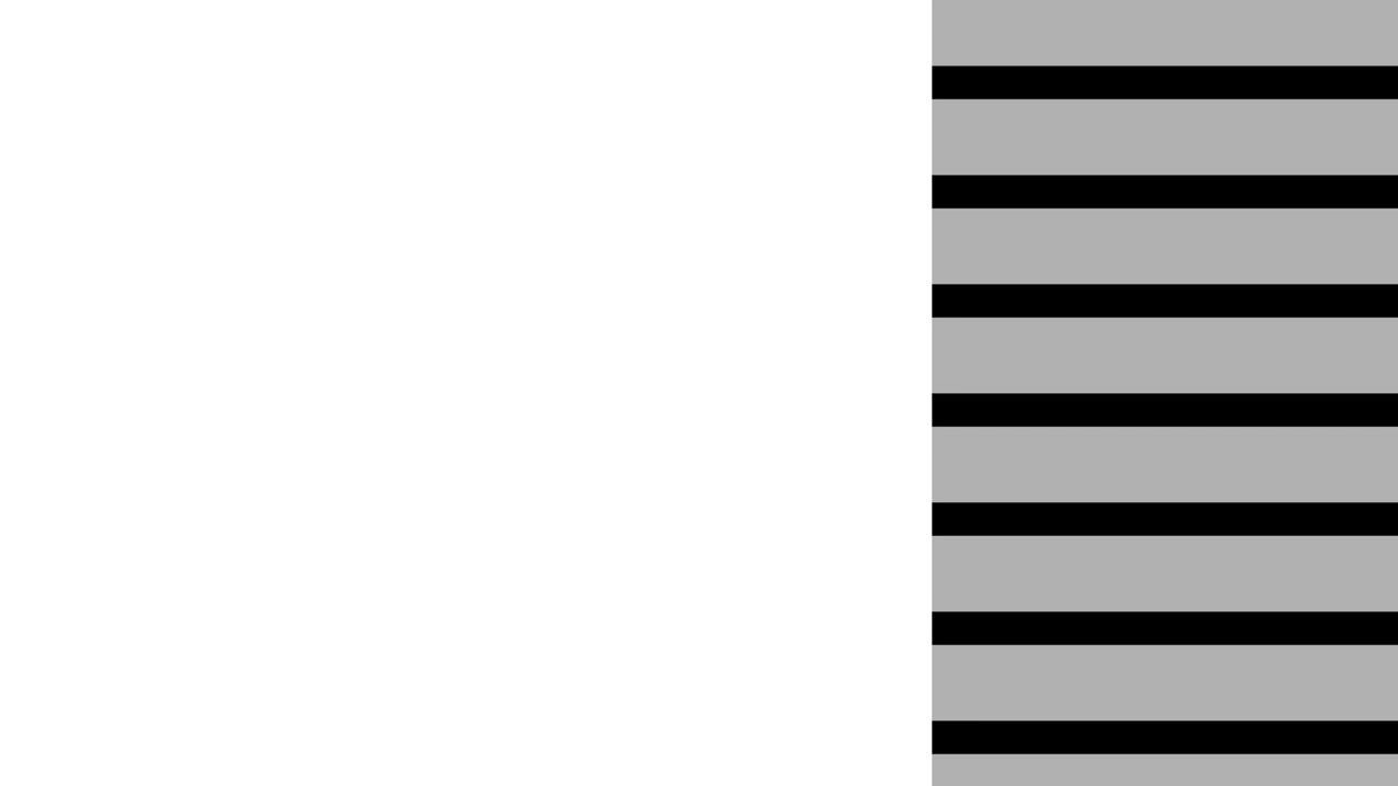 Abstract Transition with Horizontal Stripes Moving Across Screen