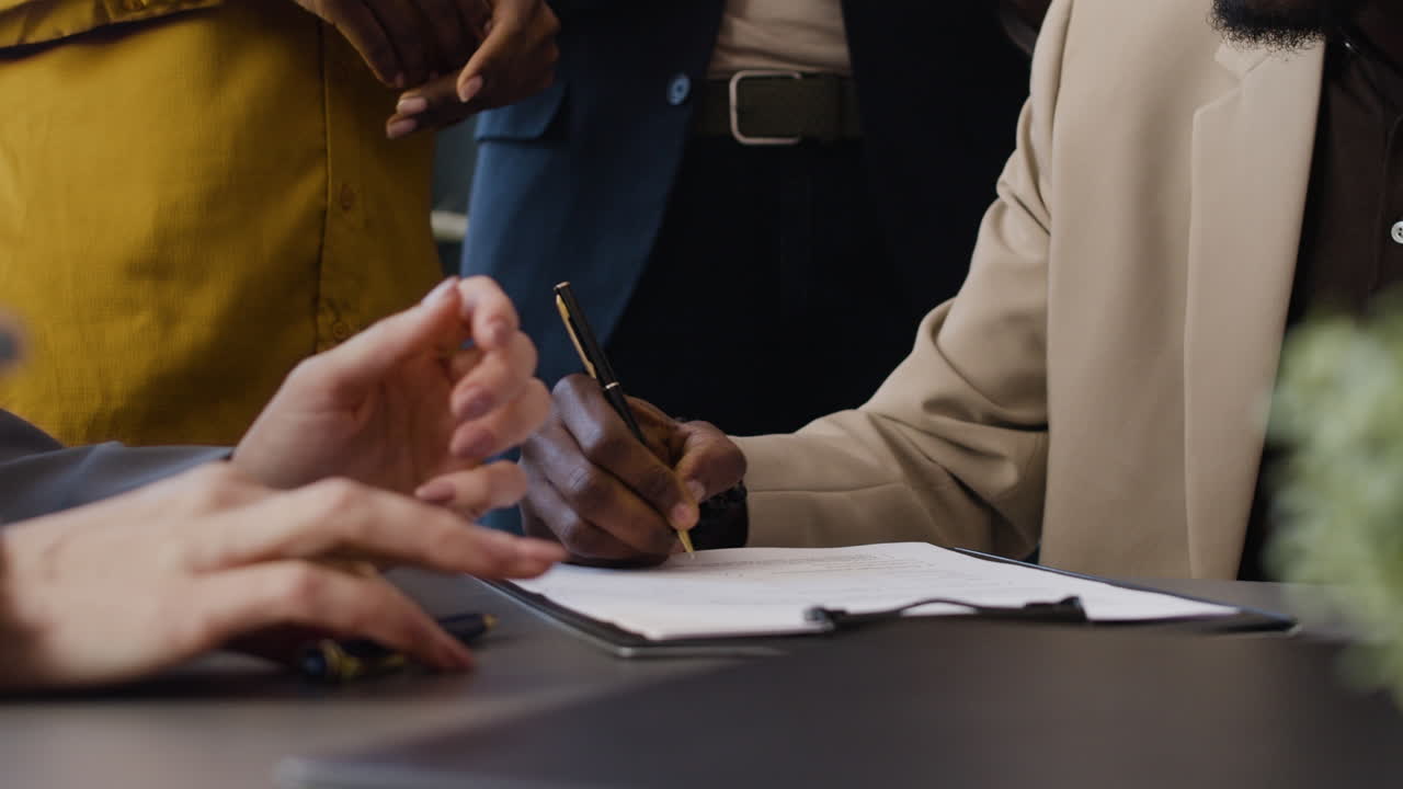 Business Contract Signing