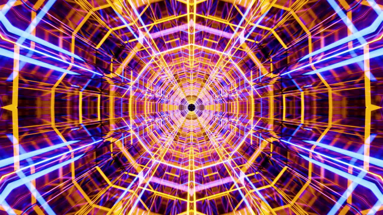 fondo de vídeo de caleidoscopio para vídeo en bucle vertical vj