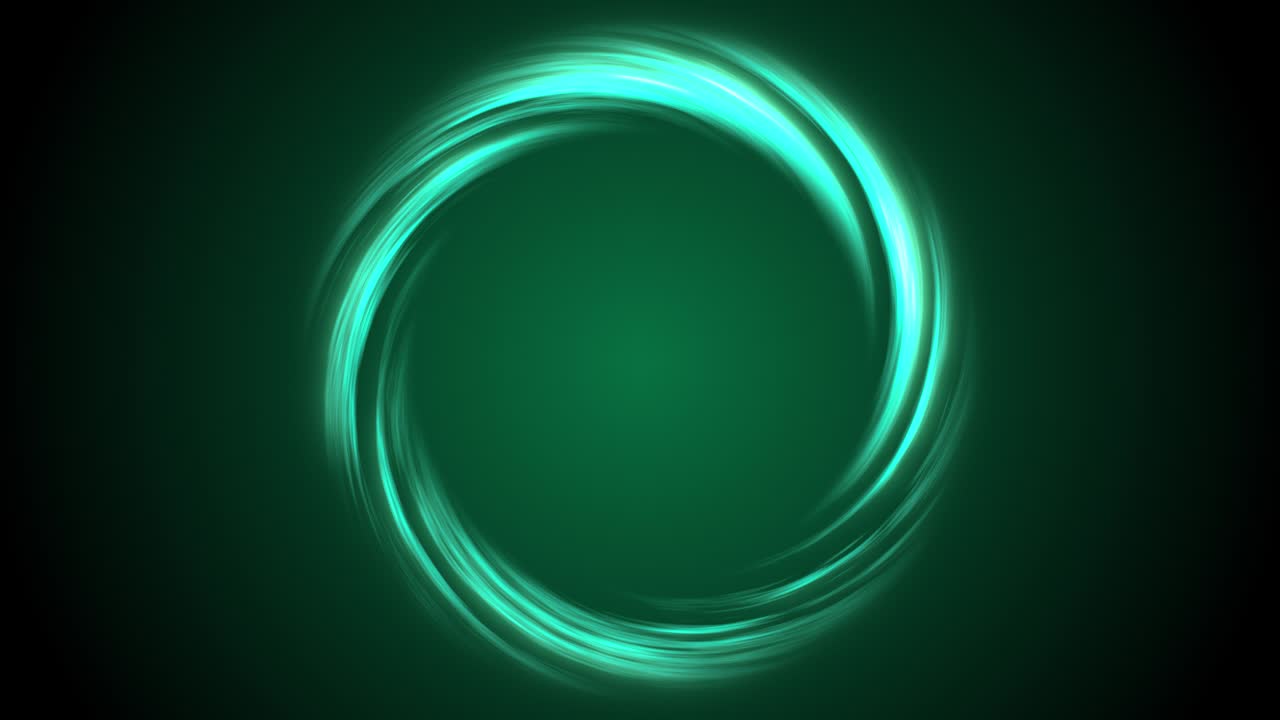 luz azul abstracta círculos brillantes fondo 4k