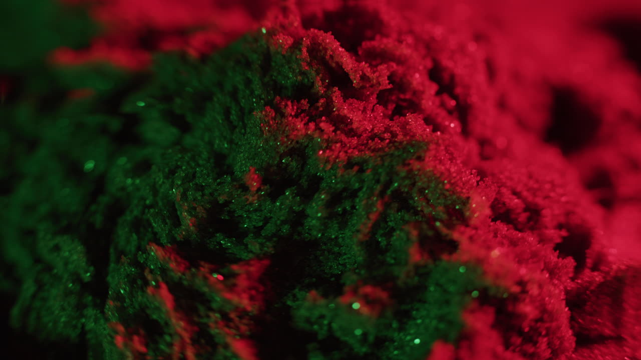 Red and Green Crystal Texture