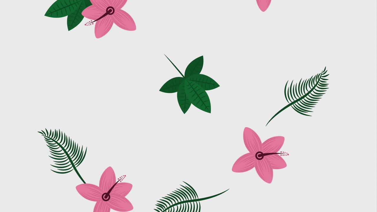 plantilla de verano tropical