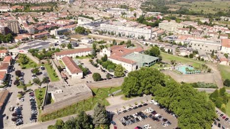 Pintoresco-Paisaje-Urbano-De-Chaves,-Portugal