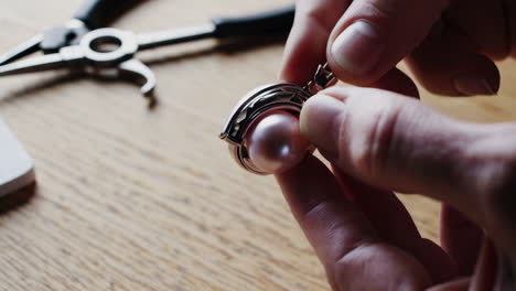 repairing a pearl pendant
