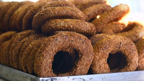 stack of turkish simit