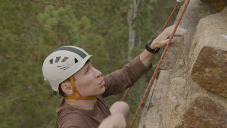 Climber-on-a-wall-rock