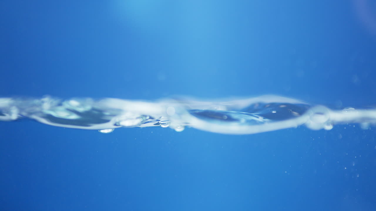 물 표면 느린 움직임 추상적인 배경