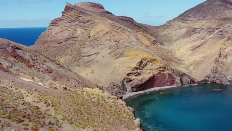 aerial view of the eatsern part of madeira, ponta de são lourenço