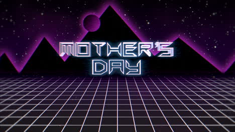 Mother-Day-with-big-mountains-and-grid-in-90s-style