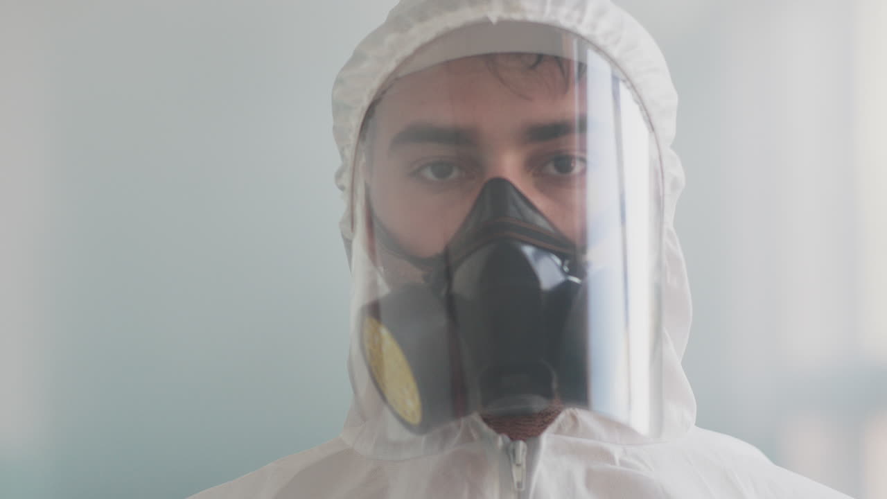 Person in Hazmat Suit