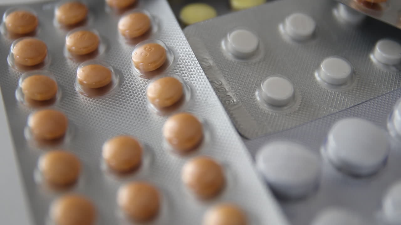 의약품 태블릿 스핀 비디오