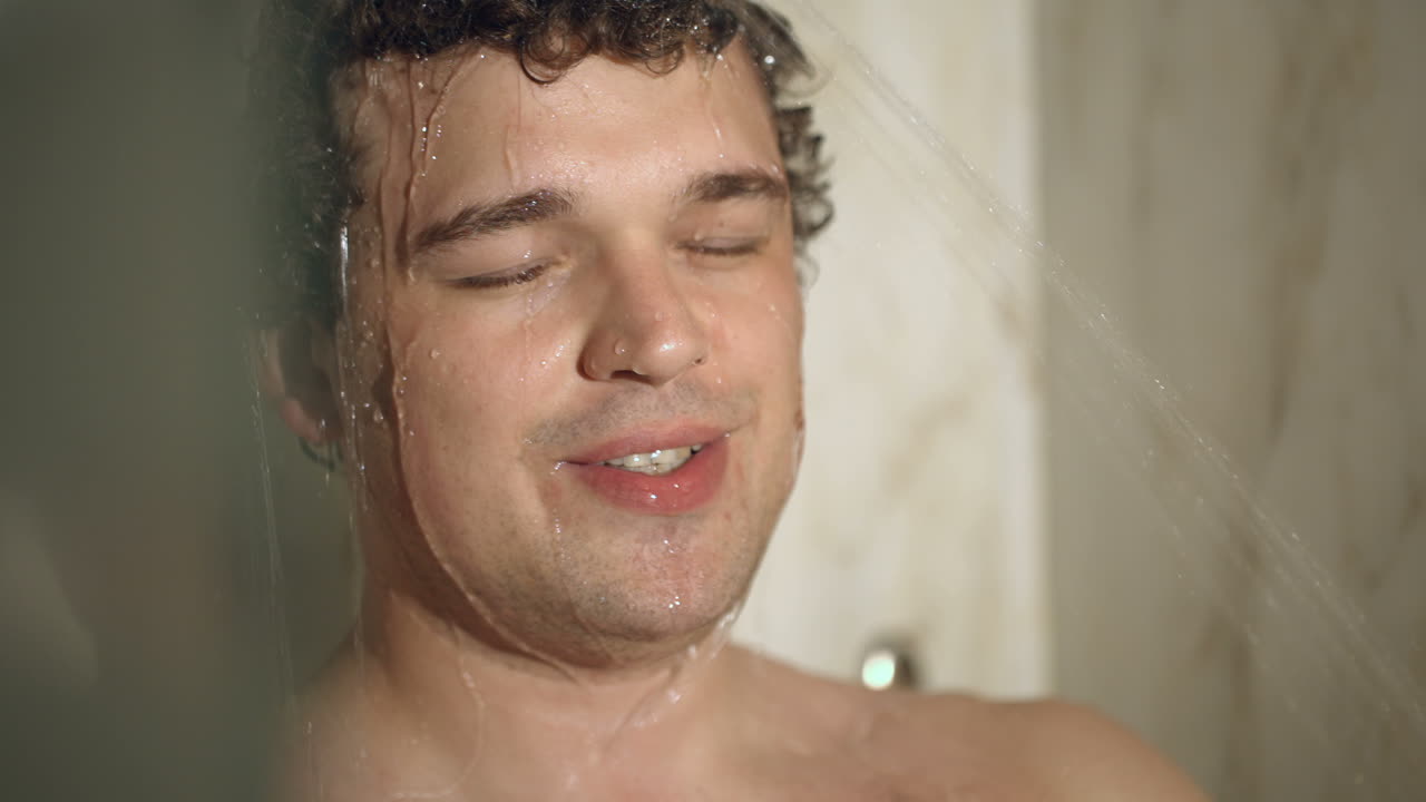 샤워하는 동안의 휴식