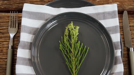 various cutlery on wooden table 4k