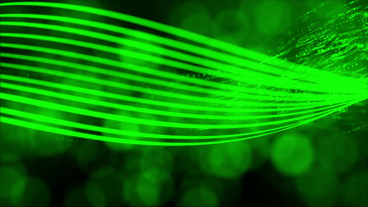 gráfico de movimiento: líneas de onda artísticas