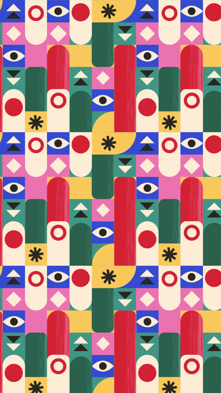 patrón abstracto geométrico colorido