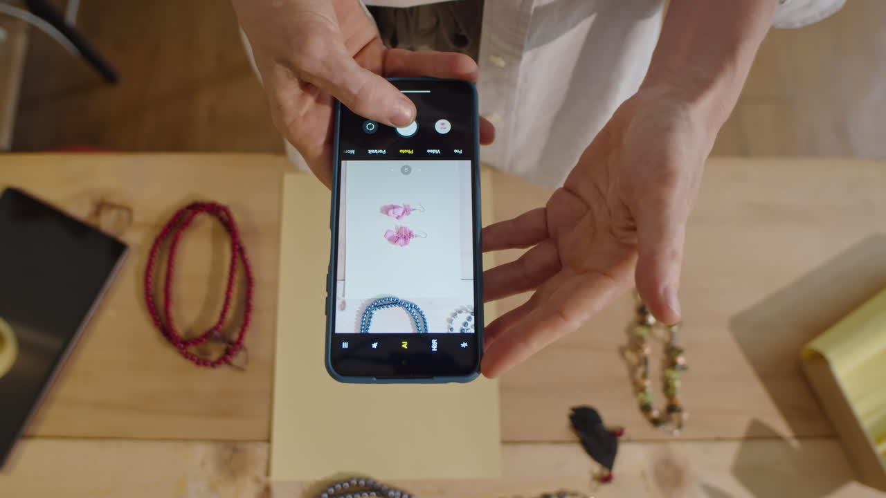 Photographing Jewelry to Sell on Marketplace