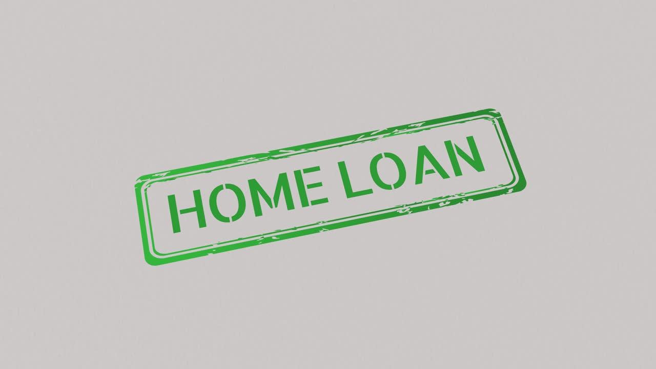 sello de préstamo para el hogar