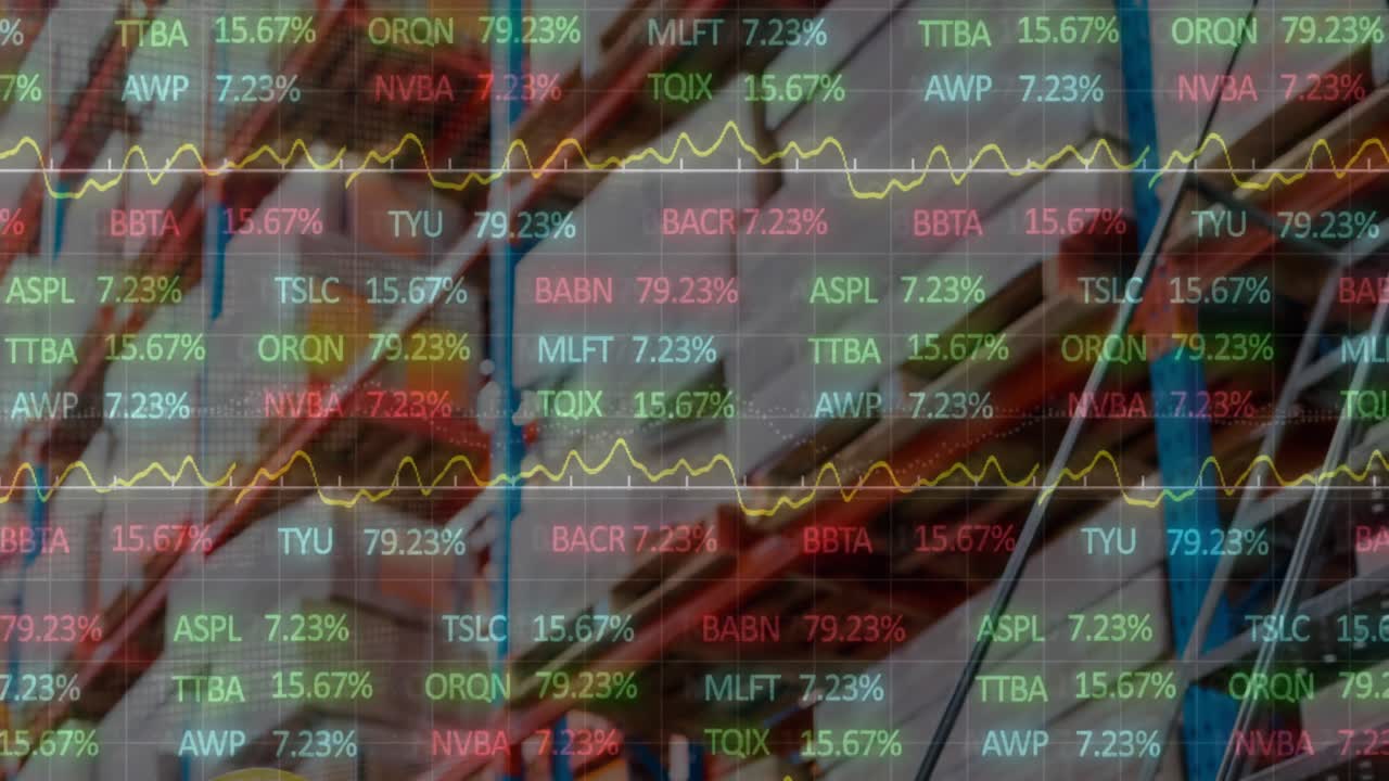 배경에서 창고에 대한 주식 시장 데이터 처리