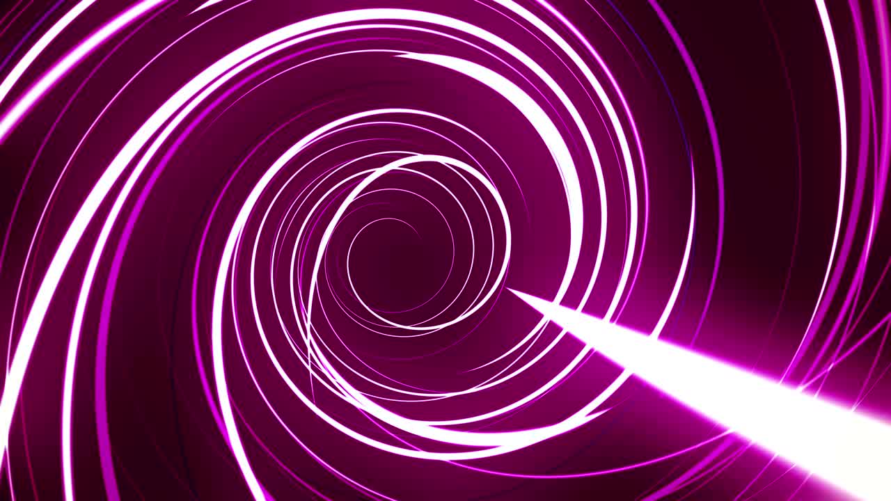 Rotating lines in purple