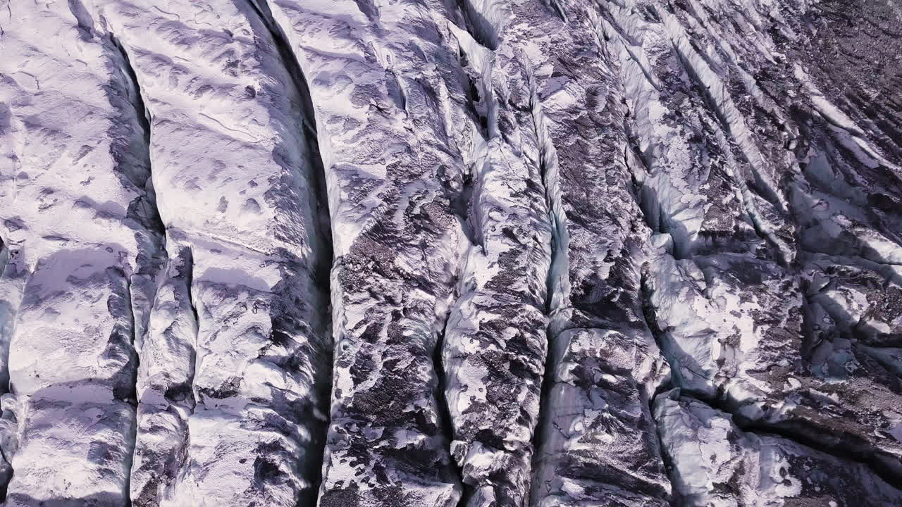 중국 리장 근처 제이드 드래곤 스노우 마운틴의 4k 빙하 전망