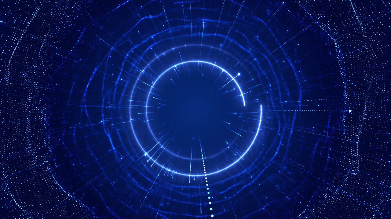 Digital virtual interface artificial intelligence hologram hud circle interfaces data network