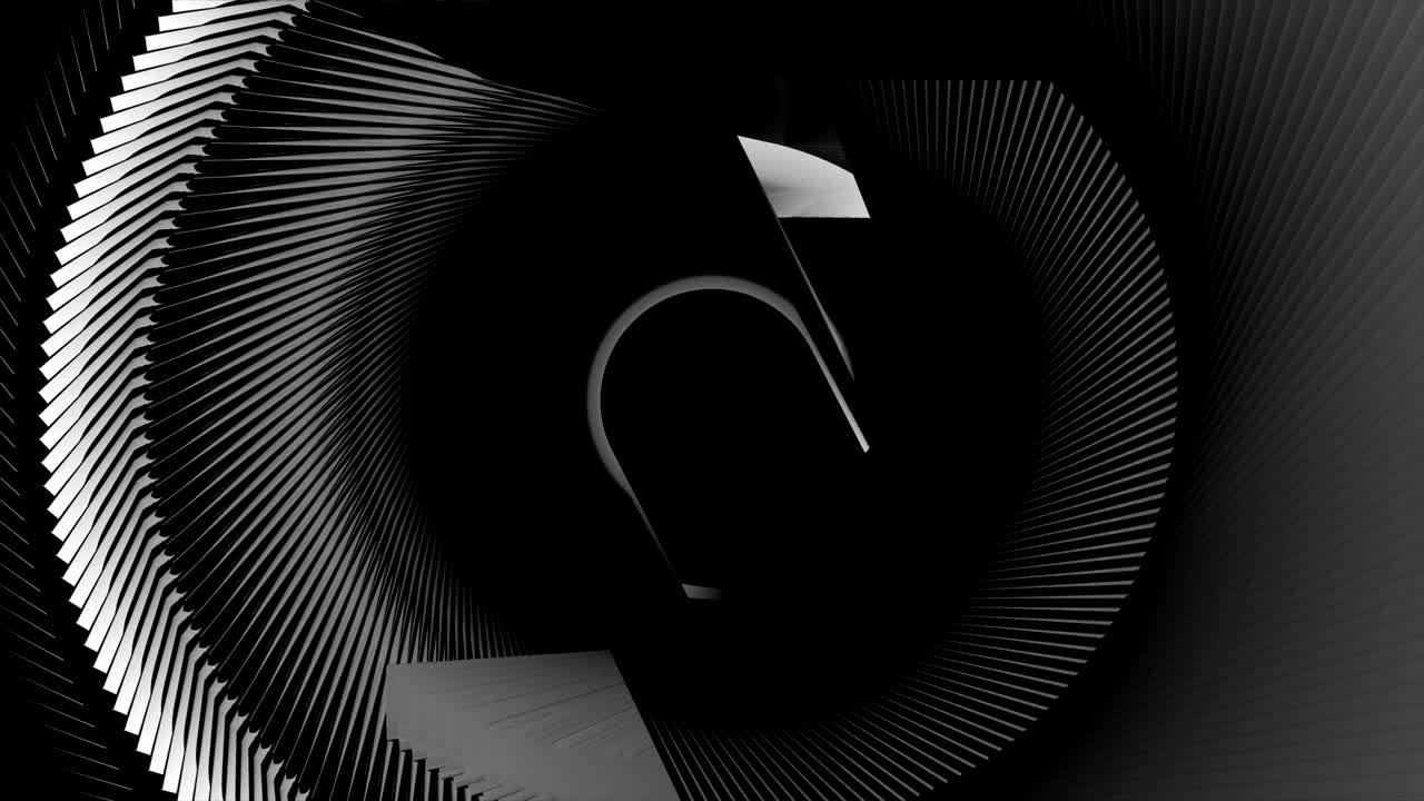 Sfondo astratto Tunnel circolare geometrico psichedelico VA