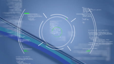 animation of financial data processing over spinning cube